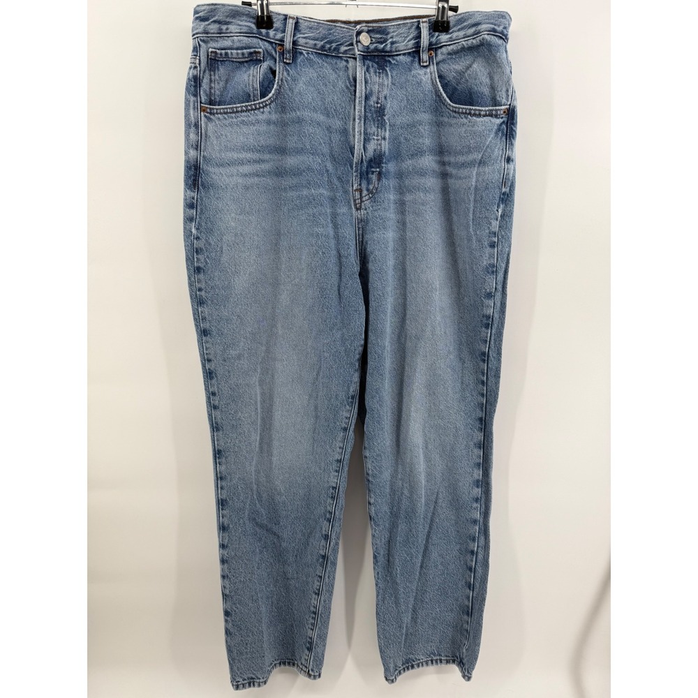 PacSun Dad Jean Light Wash High Rise Straight Leg Denim Blue Size 31